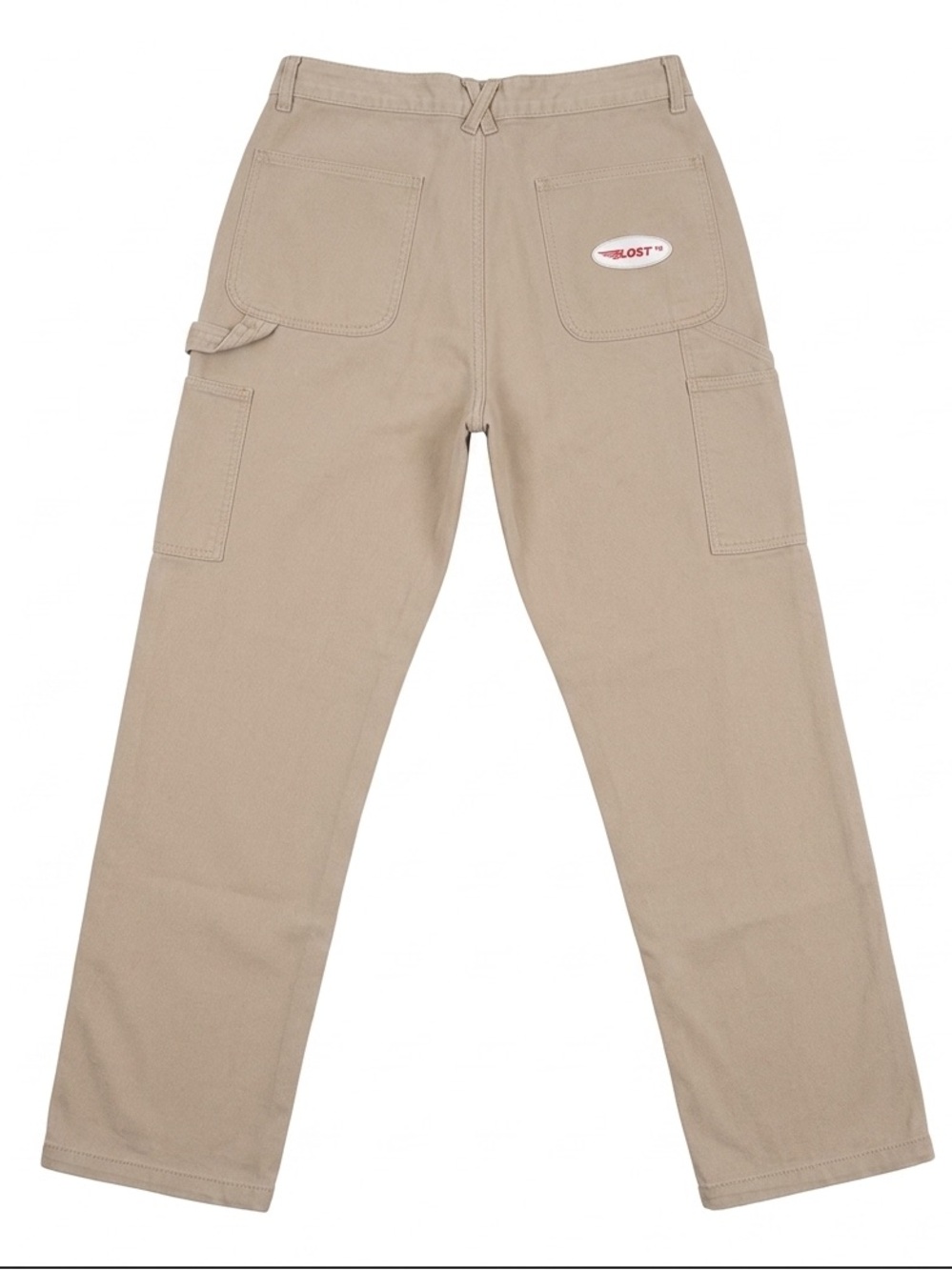 LOST Men's Cargo Carpenter Pants - Beige/Tan
